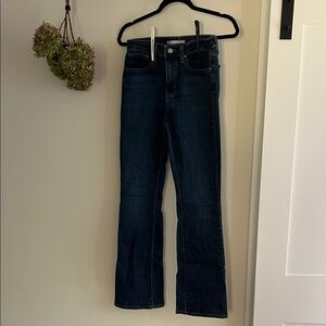 Levi's Dark Blue Straight Leg Women's Jeans